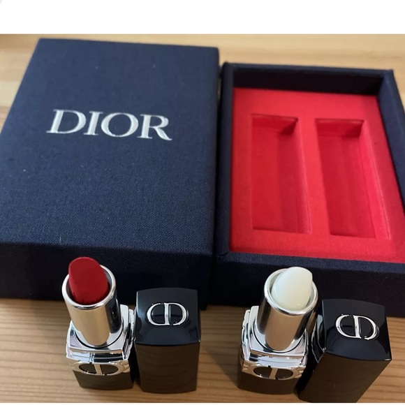 Dior Other - Dior Lipstick Duo in Red and Cream